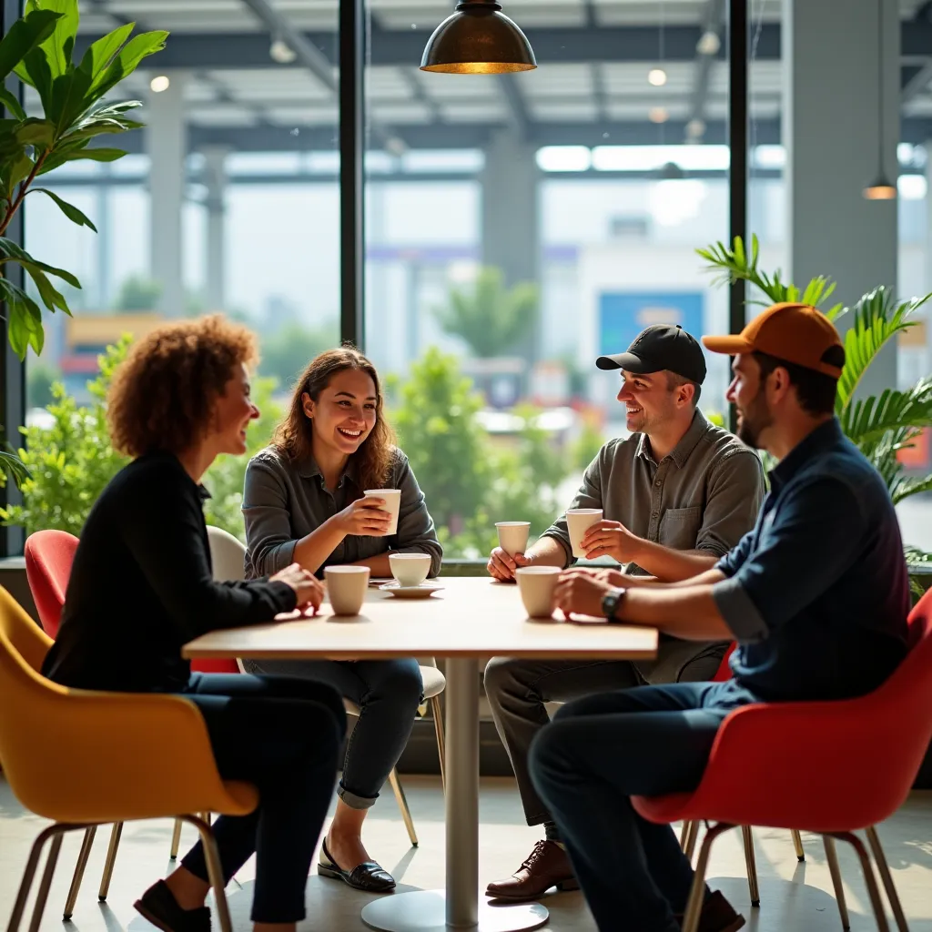 First warehouse opening